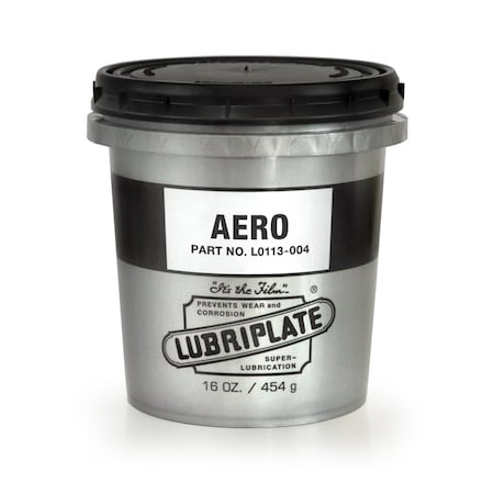 Lubriplate Aero, 12 Oz Tubs, Low Temperature White Lithium For Seal Compatibility, PK12 L0113-004